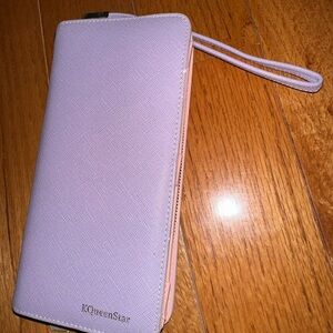 Lavender Wristlet Wallet